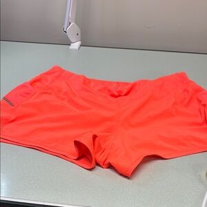 Women's Neon Orange Shorts